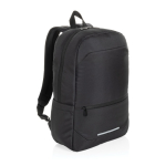 Rugzak van gerecycled polyester met business‑design en vakken 15,6” kleur zwart