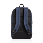 Rugzak van gerecycled polyester met business‑design en vakken 15,6” kleur marineblauw vierde weergave