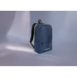 Rugzak van gerecycled polyester met business‑design en vakken 15,6” kleur marineblauw sfeer weergave