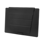 Laptophoes van gerecycled materiaal met 4 cm verstelbare standaard 14” kleur zwart
