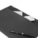 Laptophoes van gerecycled materiaal met 4 cm verstelbare standaard 14” kleur zwart achtste weergave