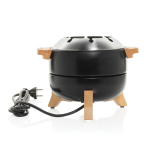 Elektrische fondue met temperatuurregeling, voor 8 personen kleur zwart vierde weergave