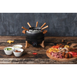 Elektrische fondue met temperatuurregeling, voor 8 personen kleur zwart