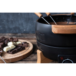 Elektrische fondue met temperatuurregeling, voor 8 personen kleur zwart
