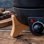 Elektrische fondue met temperatuurregeling, voor 8 personen kleur zwart