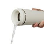 Thermobeker van gerecycled staal met 360° deksel 354 ml Topl kleur wit derde weergave