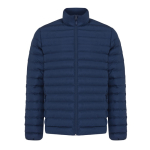Gewatteerd herenjack gerecycled polyester, casual fit – IQONIQ Maiko kleur marineblauw