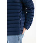 Gewatteerd herenjack gerecycled polyester, casual fit – IQONIQ Maiko kleur marineblauw