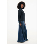 Gewatteerd damesjack gerecycled polyester, casual fit – IQONIQ Maiko kleur zwart derde weergave met model