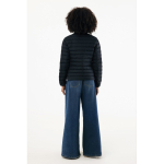 Gewatteerd damesjack gerecycled polyester, casual fit – IQONIQ Maiko kleur zwart vierde weergave met model