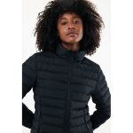 Gewatteerd damesjack gerecycled polyester, casual fit – IQONIQ Maiko kleur zwart