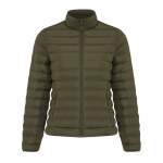 Gewatteerd damesjack gerecycled polyester, casual fit – IQONIQ Maiko kleur khaki