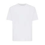 Unisex T‑shirt gerecycled katoen, modern fit 220 g/m² – IQONIQ Nikko kleur wit