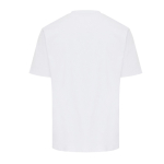 Unisex T‑shirt gerecycled katoen, modern fit 220 g/m² – IQONIQ Nikko kleur wit tweede weergave