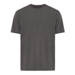 Unisex T‑shirt gerecycled katoen, modern fit 220 g/m² – IQONIQ Nikko kleur mat zilver