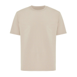 Unisex T‑shirt gerecycled katoen, modern fit 220 g/m² – IQONIQ Nikko kleur camel
