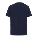 Unisex T‑shirt gerecycled katoen, modern fit 220 g/m² – IQONIQ Nikko kleur marineblauw tweede weergave