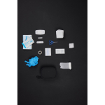 EHBO‑set van gerecycled polyester met eerstehulpaccessoires kleur zwart sfeer weergave