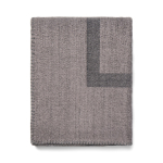 Elegante deken van gerecycled polyester, zacht en warm 260 g/m² kleur grijs vijfde weergave