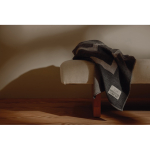 Elegante deken van gerecycled polyester, zacht en warm 260 g/m² kleur grijs sfeer weergave 2