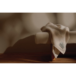 Elegante deken van gerecycled polyester, zacht en warm 260 g/m² kleur gebroken wit sfeer weergave 2
