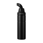 Thermosfles van gerecycled staal met handvat en dubbele opening 600 ml kleur zwart tweede weergave