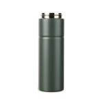Thermosfles van gerecycled staal met handvat en dubbele opening 600 ml kleur groen zesde weergave