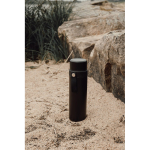 Thermos van roestvrij staal met draaghandvat 750 ml kleur zwart sfeer weergave
