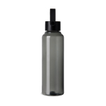 RPET-fles met minimalistisch design, stalen dop en handvat 550 ml kleur zwart tweede weergave