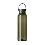 RPET-fles met minimalistisch design, stalen dop en handvat 550 ml kleur groen
