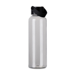 RPET-fles met minimalistisch design, stalen dop en handvat 550 ml kleur doorzichtig derde weergave
