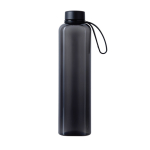 RPET-fles met modern en functioneel design, lekvrije dop 550 ml kleur zwart