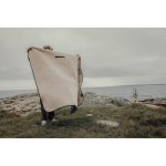 Picknickdeken van gerecycled polyester met waterdichte fleecevoering kleur ivoor sfeer weergave