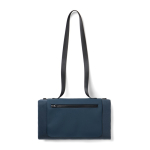 Picknickdeken van gerecycled polyester met waterdichte fleecevoering kleur marineblauw