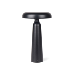 Tafellamp van gerecycled materiaal met warm en wit licht, touch-dimmer kleur zwart