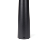 Tafellamp van gerecycled materiaal met warm en wit licht, touch-dimmer kleur zwart derde weergave