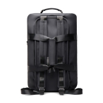 Weekendrugzak van gerecycled polyester met dubbele draaglussen 35 L kleur zwart derde weergave