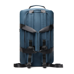 Weekendrugzak van gerecycled polyester met dubbele draaglussen 35 L kleur marineblauw derde weergave
