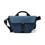 Urban schoudertas van gerecycled materiaal met verstelbare riem kleur marineblauw