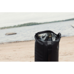 Thermotas van gerecycled polyester met oprolbaar design 25 L kleur zwart sfeer weergave 3