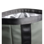 Thermotas van gerecycled polyester met oprolbaar design 25 L kleur groen derde weergave