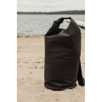 Thermotas van gerecycled polyester met oprolbaar design 25 L kleur groen sfeer weergave