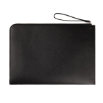 Gerecycleerde laptophoes met verfijnd design en handig vak 14” kleur zwart derde weergave
