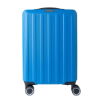 Harde trolley met 8 zwenkwielen en personaliseerbaar label kleur blauw eerste weergave