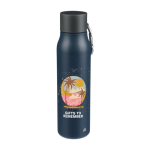 Thermosfles van gerecycled roestvrij staal met karabijnhaak 600ml eerste weergave