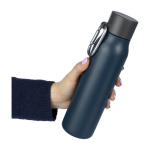Thermosfles van gerecycled roestvrij staal met karabijnhaak 600ml tweede weergave
