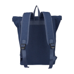 Rolltop rugzak van gerecycled polykatoen voor laptop 15'' vierde weergave