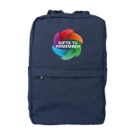 Klassieke rugzak van gerecycled polykatoen voor laptop 15'' negende weergave