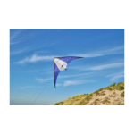 Polyester vlieger 160cm breed met twee plastic handgrepen tiende weergave