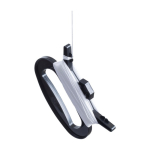 Polyester vlieger 160cm breed met twee plastic handgrepen achtste weergave